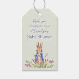 Personalisieren Sie die Dusche Peter der Rabbit Ba Geschenkanhänger