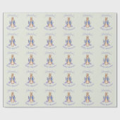 Personalisieren Sie die Dusche Peter der Rabbit Ba Geschenkpapier (Flach)