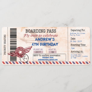 Personalisieren Sie die Einladung zum Geburtstag v