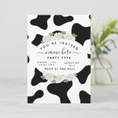 Personalisieren Sie die Einladungen für den schwar (Stehend Vorderseite)