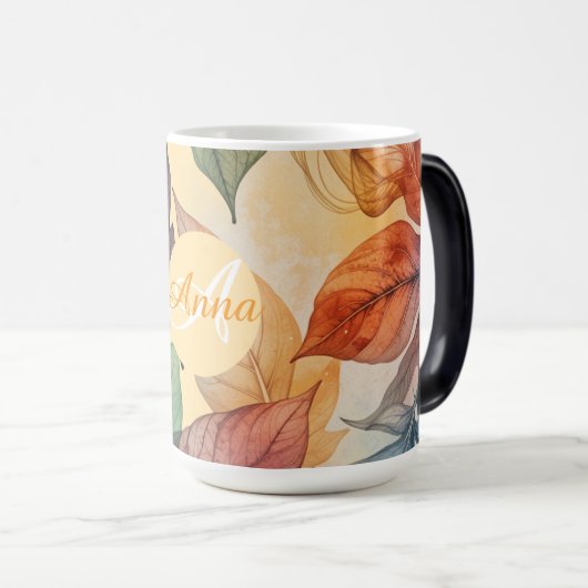 Personalisieren Sie die ersten Herbstausgänge und Verwandlungstasse (VorderseiteRechts)