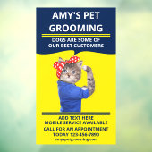 Personalisieren Sie die feine Haustierzucht/Salon- Fensteraufkleber (Blatt 3)