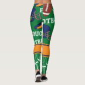 PERSONALISIEREN SIE DIE FUSSBALLNUMMER DES GESCHWI LEGGINGS (Rückseite)