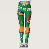 PERSONALISIEREN SIE DIE FUSSBALLNUMMER DES GESCHWI LEGGINGS (Vorderseite)