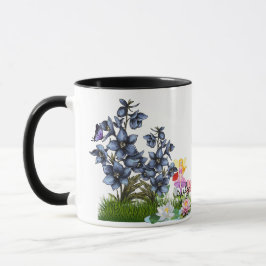 Personalisieren Sie die Geburtsstunde im Juli Blum Tasse
