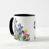 Personalisieren Sie die Geburtsstunde im Juli Blum Tasse (Vorderseite Links)