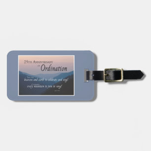 Personalisieren Sie die Glückwunsch der Ordination Gepäckanhänger