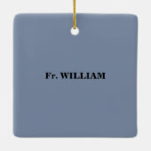 Personalisieren Sie die Glückwunsch der Ordination Keramikornament (Rückseite)