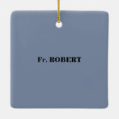 Personalisieren Sie die Glückwunsch der Ordination Keramikornament (Rückseite)