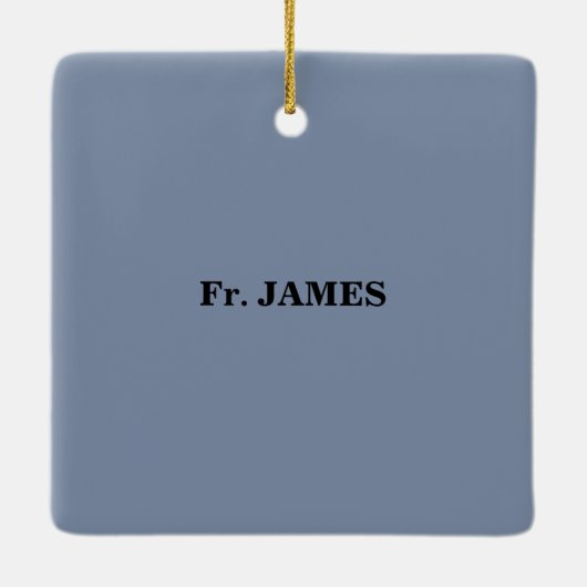 Personalisieren Sie die Glückwunsch der Ordination Keramikornament (Rückseite)