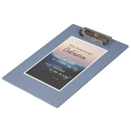 Personalisieren Sie die Glückwunsch der Ordination Klemmbrett