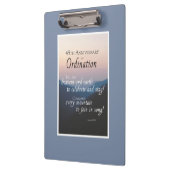 Personalisieren Sie die Glückwunsch der Ordination Klemmbrett (Links)