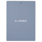 Personalisieren Sie die Glückwunsch der Ordination Klemmbrett (Rückseite)