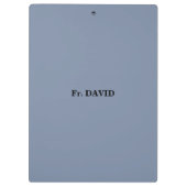 Personalisieren Sie die Glückwunsch der Ordination Klemmbrett (Rückseite)