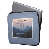 Personalisieren Sie die Glückwunsch der Ordination Laptopschutzhülle (Vorderseite Links)