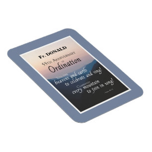 Personalisieren Sie die Glückwunsch der Ordination Magnet