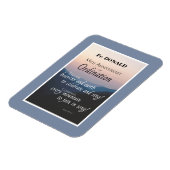 Personalisieren Sie die Glückwunsch der Ordination Magnet (Linke Seite)