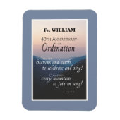 Personalisieren Sie die Glückwunsch der Ordination Magnet (Vertikal)