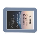 Personalisieren Sie die Glückwunsch der Ordination Magnet (Horizontal)