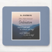 Personalisieren Sie die Glückwunsch der Ordination Mousepad (Vorne)