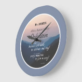 Personalisieren Sie die Glückwunsch für die Ordina Große Wanduhr (Winkel)