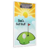 Personalisieren Sie die Golf Stuff-Zwischenablage  Klemmbrett (Rechts)