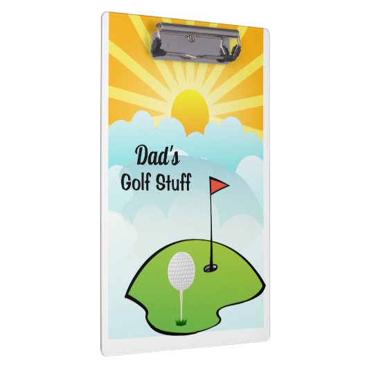 Personalisieren Sie die Golf Stuff-Zwischenablage Klemmbrett (Rechts)