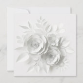 Personalisieren Sie die Hochzeit speichern Sie das Save The Date (Rückseite)