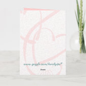 Personalisieren Sie die Jubiläumskarte Karte (Rückseite)