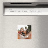 Personalisieren Sie die junge Mutter mit Baby- und Magnet (In Situ (Geschirrspüler))