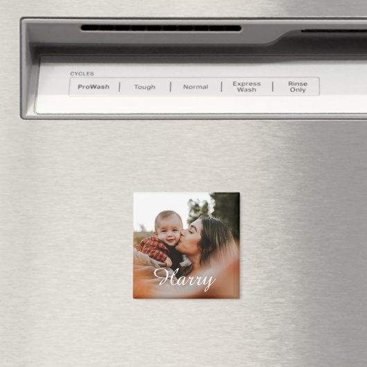 Personalisieren Sie die junge Mutter mit Baby- und Magnet (In Situ (Geschirrspüler))