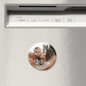 Personalisieren Sie die junge Mutter mit Baby- und Magnet (In Situ (Geschirrspüler))