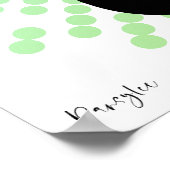 Personalisieren Sie die Lieben von Jungen Poster (Ecke)