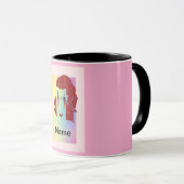 Personalisieren Sie die Lt Pink Glare Fun Tasse (VorderseiteRechts)