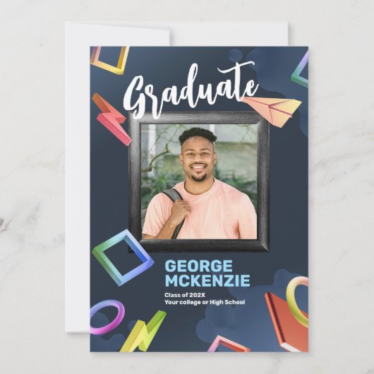 Personalisieren Sie die Meldung des extravaganten Einladung (Vorderseite)