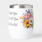 Personalisieren Sie die Meldung Thermal Wine Tumbl (Rückseite)