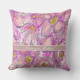 Personalisieren Sie die moderne schöne Muttertagsp Kissen