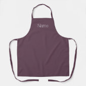 Personalisieren Sie die NAME Monogramm-Anlage. Schürze (Vorderseite)
