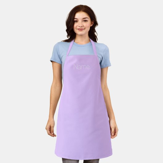 Personalisieren Sie die NAME monogramm-Lilie Schürze (Getragen)