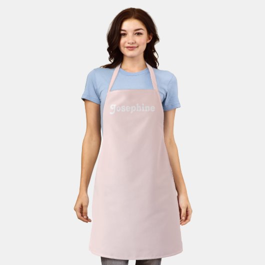 Personalisieren Sie die NAME Monogramm-Rose als Mi Schürze (Getragen)