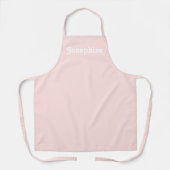 Personalisieren Sie die NAME Monogramm-Rose als Mi Schürze (Vorderseite)