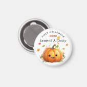 Personalisieren Sie die Niedlichen Pumpkin-Blätter Magnet (Vorderseite/Rückseite)