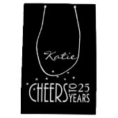 Personalisieren Sie die Papiergeschenktasche mit b Mittlere Geschenktüte (Rückseite)