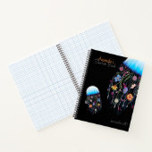 Personalisieren Sie die Quallen der Floral Notizblock (Innenseite)