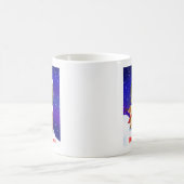 Personalisieren Sie die Santa Rooftop Rentiermasch Kaffeetasse (Mittel)
