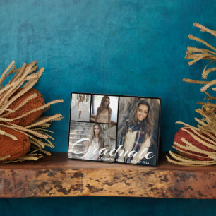 Personalisieren Sie die schwarze Bildkollektion. Fotoplatte