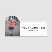 Personalisieren Sie die Shaped Abzeichen Name Tag Namensschild (Vorderseite)