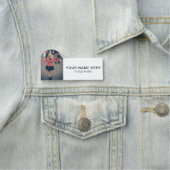 Personalisieren Sie die Shaped Abzeichen Name Tag Namensschild (Beispiel)