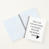 Personalisieren Sie die Spirale 8,5" x 11" Notizblock (Innenseite)
