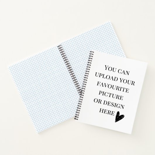 Personalisieren Sie die Spirale 8,5" x 11" Notizblock (Innenseite)